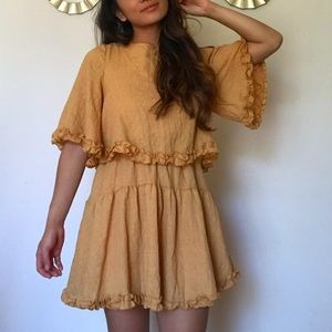 Princess Polly Astro Mini Baby Doll Dress